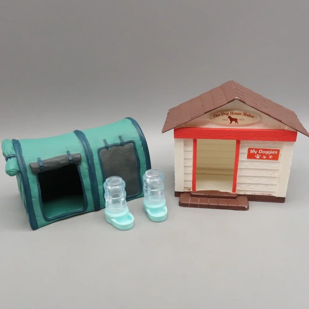 Keenway Dog Academy Training Playset Lot Corgi German Shepard Puppy